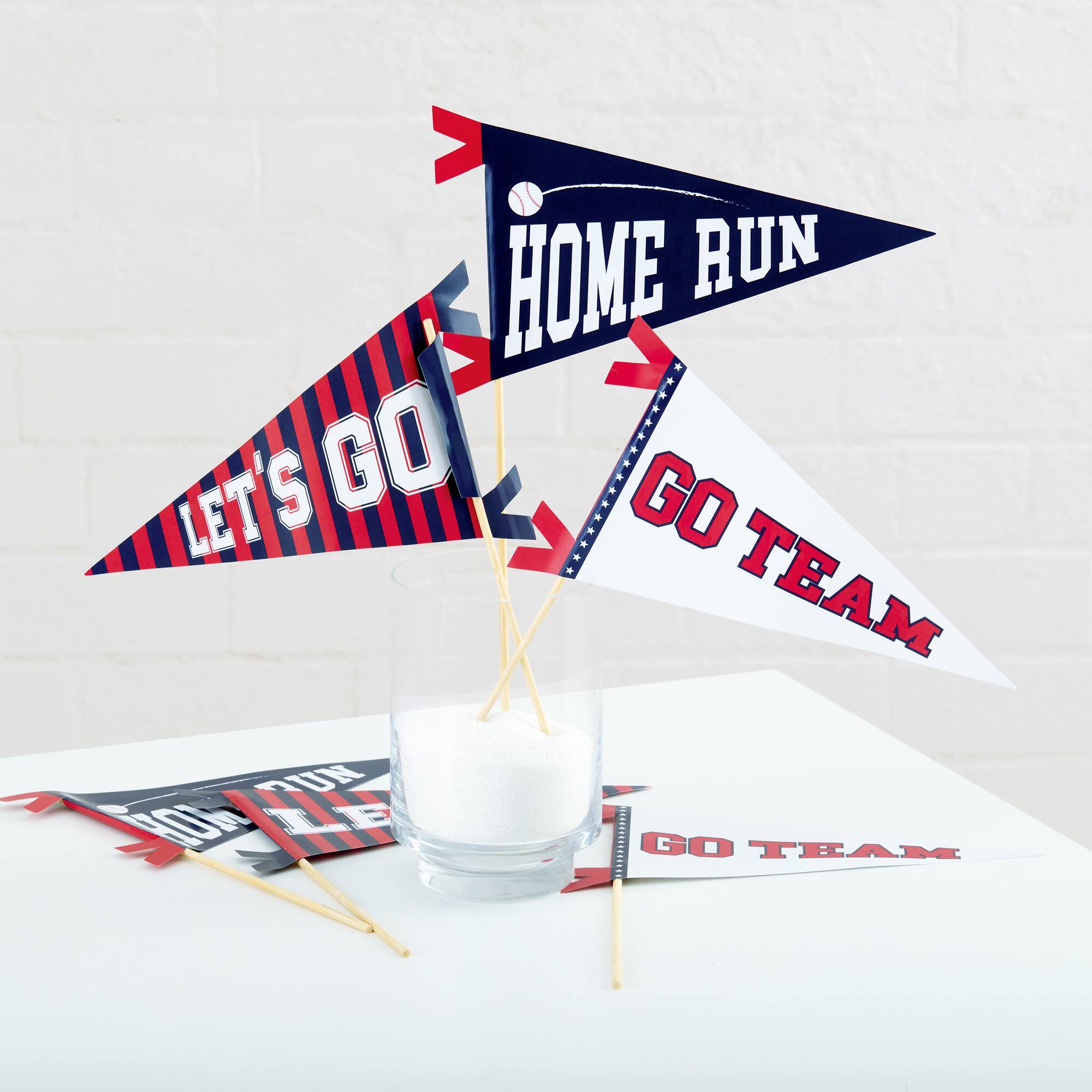 Baseball Paper Flags, 6ct. by Celebrate It®